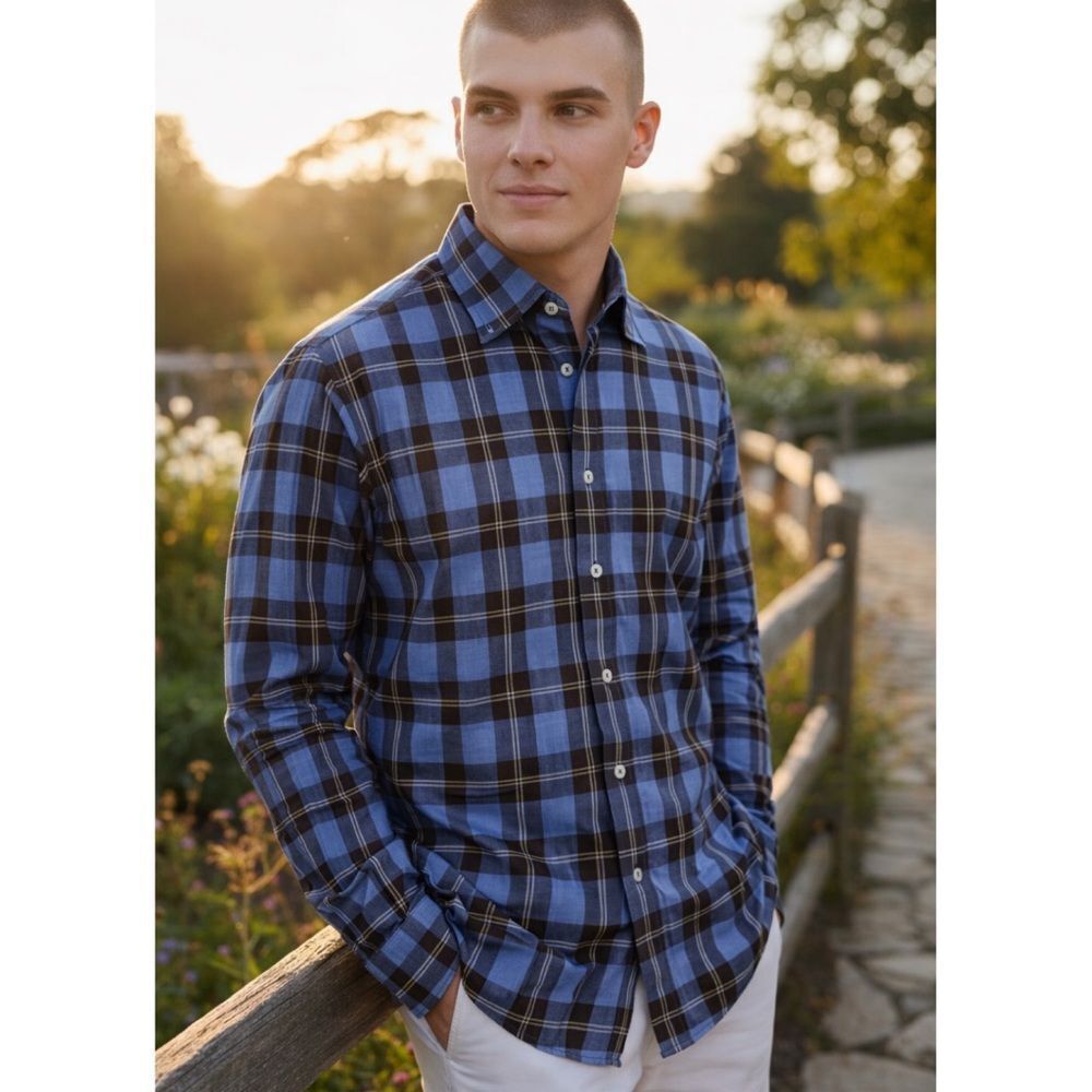 Calder Carmel 100% Cotton Twill Shirt M